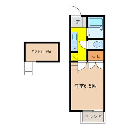 ﾊﾟﾙﾃﾈｰﾙYOUの物件間取画像